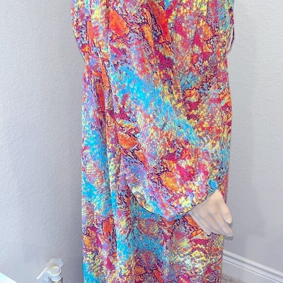 Vintage Silhouettes multicolored maxi Dress - Picture 3 of 6